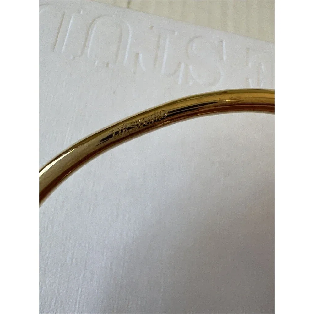 Lie Studio Olga Bracelet Brass Plated 18 Ct Gold NWT/see Details